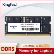 KingFast DDR5 Memory 16GB 32GB 4800MHz 5200MHz 260Pin 1.1V Sodimm Memoria Ram for Laptop