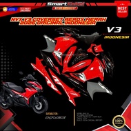 NVX V3 COVERSET AEROX MERAH 2026 ORIGINAL INDONESIA