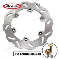 Arashi CNC Rear Brake Disc Disk Rotors Titanium Mounting Bolts For SUZUKI RM125 1988-1999 / RM250 RM