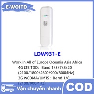 E-WOITD Ldw931 4G Wifi Router Nano Sim Thẻ xách tay vợ LTE USB 4G modem bỏ túi hotspot 10 Wifi người