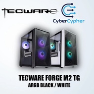 Tecware Forge M2 TG ARGB Black/White MATX PC Chassis Case