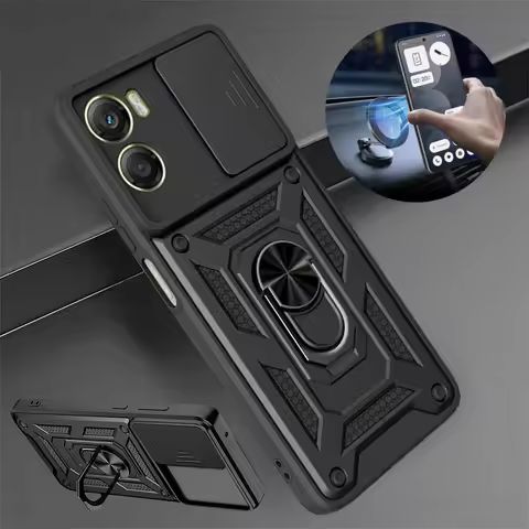Funda For Motorola G06 4G Case Armor Slide Lens Protector Phone Case For Moto G06 G 06 MotoG06 4G Ca