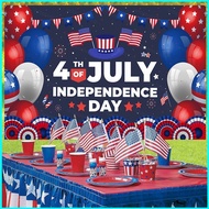 2024 Independence Day themed celebrate 4th OF JULY banners backgdrop Wall garden decorated backgroun