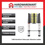 3.8M Aluminium Telescopic Extension Ladder
