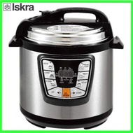 (ISKRA) 6L ELECTRIC PRESSURE COOKER TIMER RICE COOKER (6KG) - DT468