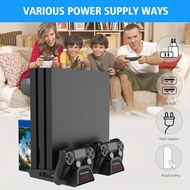 ⓥPS4 Stand Cooling Fan Station for Playstation 4/PS4 Slim/PS4 Pro PS4 Vertical Stand with Dual C ♥☆