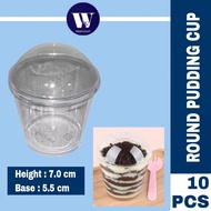 [10PCS] ROUND PUDDING CUP | JELLY CUP CONTAINER | BEKAS PUDING