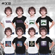 Baju Band Imagine Dragons Kanak Kanak ,Premium Quality Kids Band T-Shirt / IMAGINE DRAGONS