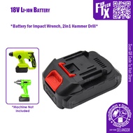 FunTechX 18V Li-ion Battery 5.0Ah Large Capacity Lithium Battery Cordless Drill Battery Bateri Drill