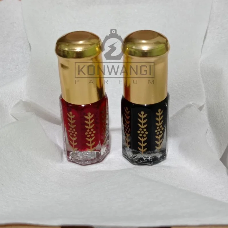 Minyak Wangi Misik Hitam dan Jafaron Merah 100% Asli Original