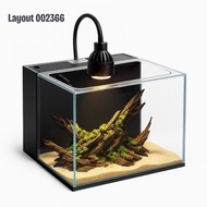 Anber Fish - Biological overflow filter desktop aquarium - 30x25xH20cm