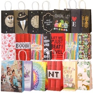 Happy Birthday Paper Bag Gift Bag Packaging Bag Party Bag Door Gift Bag Wedding Baby Shower Goodies 