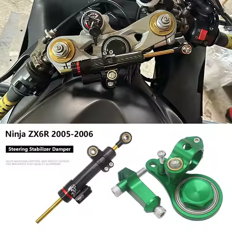 ZX6R Damper New Motorcycle Accessories For Kawasaki Ninja ZX6R Ninja ZX-6R 2005-2006 Steering Damper