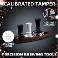 Calibrated Coffee Tamper 51 53 58mm Adjustable Constant Force Manual Espresso Tamper Stainless Steel