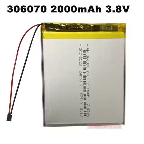 3.8V 2000mAh 306070PL Battery For PocketBook 614 614W 615 616 624 626 627 628 632 640 641 616W touch