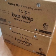 Sold per box Korea no. 1 non-dairy whipping cream Ever-Whip