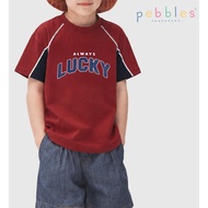 FOS x PEBBLES BOYS | RAGLAN SLEEVE OVERSIZED FASHION TEES (RED)