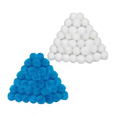 200g Pool Filter Balls Efficient Replacement Pump Media Swimming Pond Spa Hot Tub Clean Water Outdoo