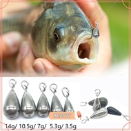 TOPBEAUTYMY Weights Entertainment Tungsten Water drop Sports Additional Weight 3.5/5.3/7/10.5/14g Ho