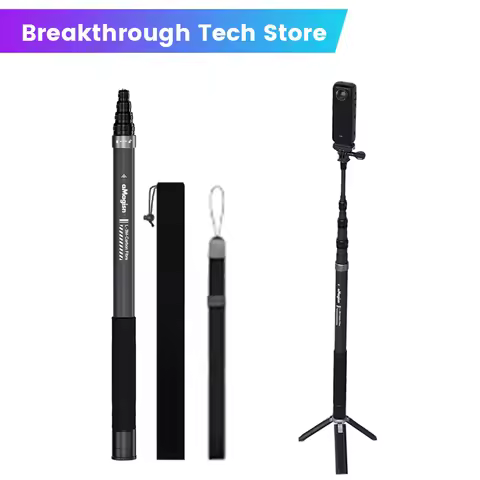 3M Carbon Fiber Selfie Stick For DJI OSMO 360/Insta360 X5/X4/X3 Extendable Selfie Stick For DJI Acti