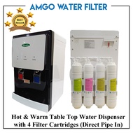 AMGO Alkaline Water Dispenser NWD389-25 Hot Warm Alkaline Water Filter
