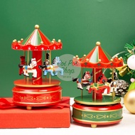 Carousel Christmas Color Musical Music Box Carousel Best Quality