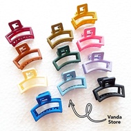 [Jd 17A.1X] 4cm Matte Hair Clip | Small Jedai | Hair tie