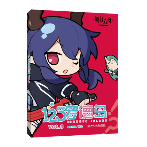 123 Rhodes Island Comic Books Vol.3 Arknights Official Comics Game Derivatives Manga Book Chinese Re