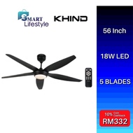 Khind Ceiling Fan 56” DC Motor With LED Light CF56DC6RL