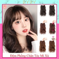 25cm long curly hairline volumizing clip-in wig, puffy bangs to thicken curled hair - RYRY Accessori