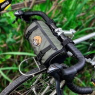 Tubular Handlebar Bag dan Saddle bag Sepeda - Tas Setang Sepeda Lipat MTB gravel Roadbike