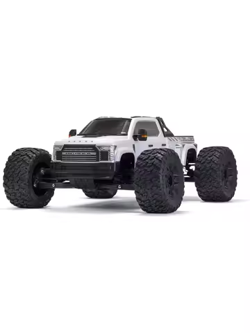 RC Truck Big Rock 6S 4WD BLX 1/7 Monster Truck RTR (Battery and Charger Not Included) White, ARA7612