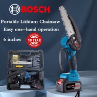 BOSCH 9980VF brushless Cordless Chainsaw 6 Inch Cutting Portable Chainsaw Chain Saw Battery Tree Cutter Gergaji Elekt