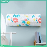 {livecity} PEVA Air Conditioner Protector Machine Washable Air Conditioner Cover Foldable Home Supplies