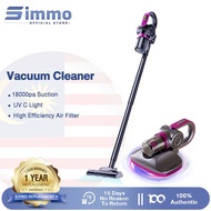 SIMMO Vacuum cleaner, handheld vacuum cleaner, vertical 2-in-1 mite remover vacuum cleaner, wet and 