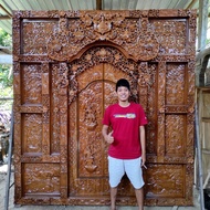 Pintu Bali - gebyok ukir Bali - full ukir bahan jati berkwalitas 