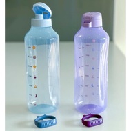 Tupperware Aqua Vibe 2L Eco Water Bottle with Handle Without Straw (Blue OR Purple) - 1pc Choose Color