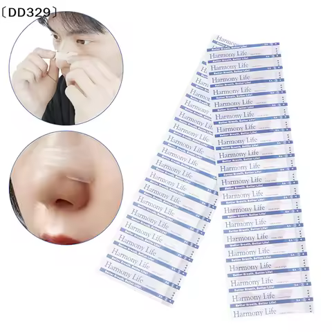 50Pcs Anti Snoring Nasal Strip Relief Stuffy Ventilation Nose Patches〔DD329〕