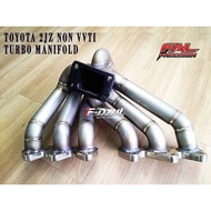 FAL Precision Turbo Manifold Banana Toyota 2JZ-GTE Top Mount Turbo Up