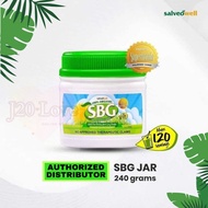 SBG Barley Grass Powder in JAR 240 grams | Salveo Juice Powder (100% Organic and Pure Barley Grass)
