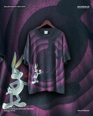Baju Kaos Kartun/Cartoon Bullseye Looney Tunes Bunny Vintage 1992