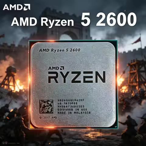 AMD Ryzen 5 2600 R5 2600 Processor CPU 3.4GHz Socket AM4 Six-Core Twelve-Thread 65W YD2600BBM6IAF