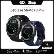 【IN STOCK】Zeblaze Stratos 3 Pro AMOLED 1.43inch GPS Smart Watch Built-in GPS & Route Import AMOLED D