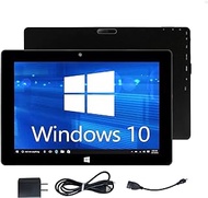 ZAOFEPU 10 Inch Tablet Windows 10 Home, Tablet PC 4G&amp;WiFi&amp;Bluetooth RAM 4GB+ ROM 64GB, 2MP+5MP Dual Camera, 6000mAh Black Tablet Computer