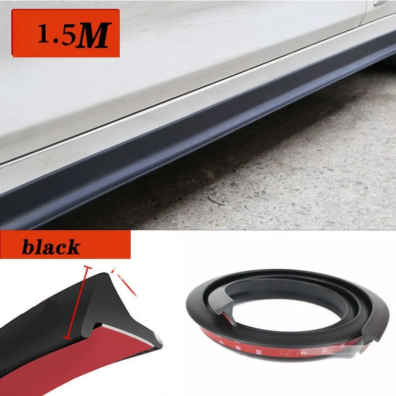 9D Carbon Car Door Side Skirts Stripes Lip Splitter For Bmw E90 E39 E46 E91 F30 G20 E60 F11 F10 F07 
