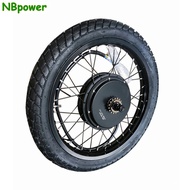NBpower/QS205 50H V3 48-96V 3000W 5000W 150mm Dropout Ebike BLDC Hub Motor Wheel Motorcycle Wheel El