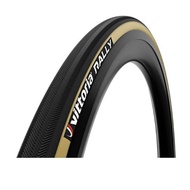 AUTHENTIC VITTORIA RALLY TUBULAR 700C x 25 ROAD TYRE CREAM / BLACK 700C x 25