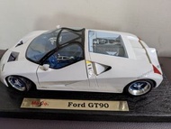 Maisto 1:18 FORD GT90 金屬模型車 模型車 1995 年代物 老物 早期 收藏 保存良好