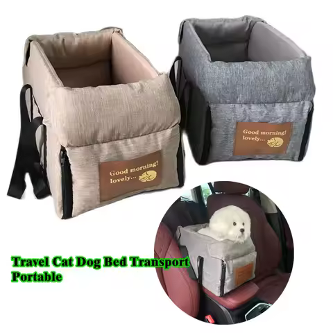 Pet Dog Car Seat Bed Car Central Seat Cat Dog Travel Portable Carrier for Safety Bag Dog Pet Accesso