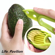 Life. Pavilion Multi-function 3-in-1 Avocado Slicer / Shea Corer Butter Fruit Peeler /Cutter Pulp Separator / Plastic Knife Kitchen Vegetable Tools